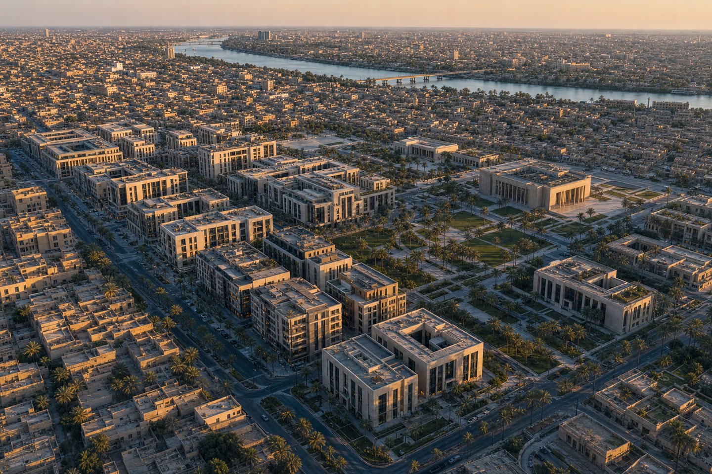 New urban district integrated with Baghdad