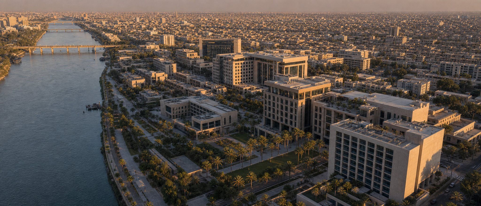Contemporary mixed-use development integrated with Baghdad
