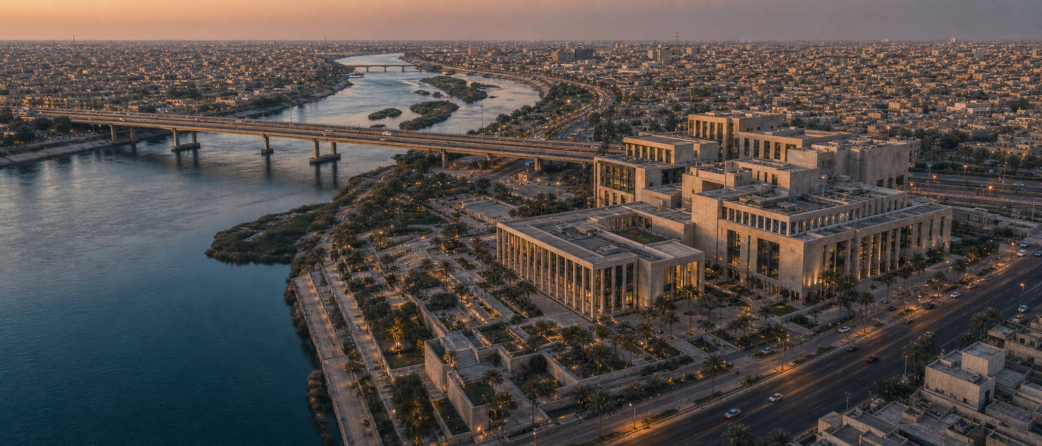 Development, infrastructure, and managed places across Iraq
