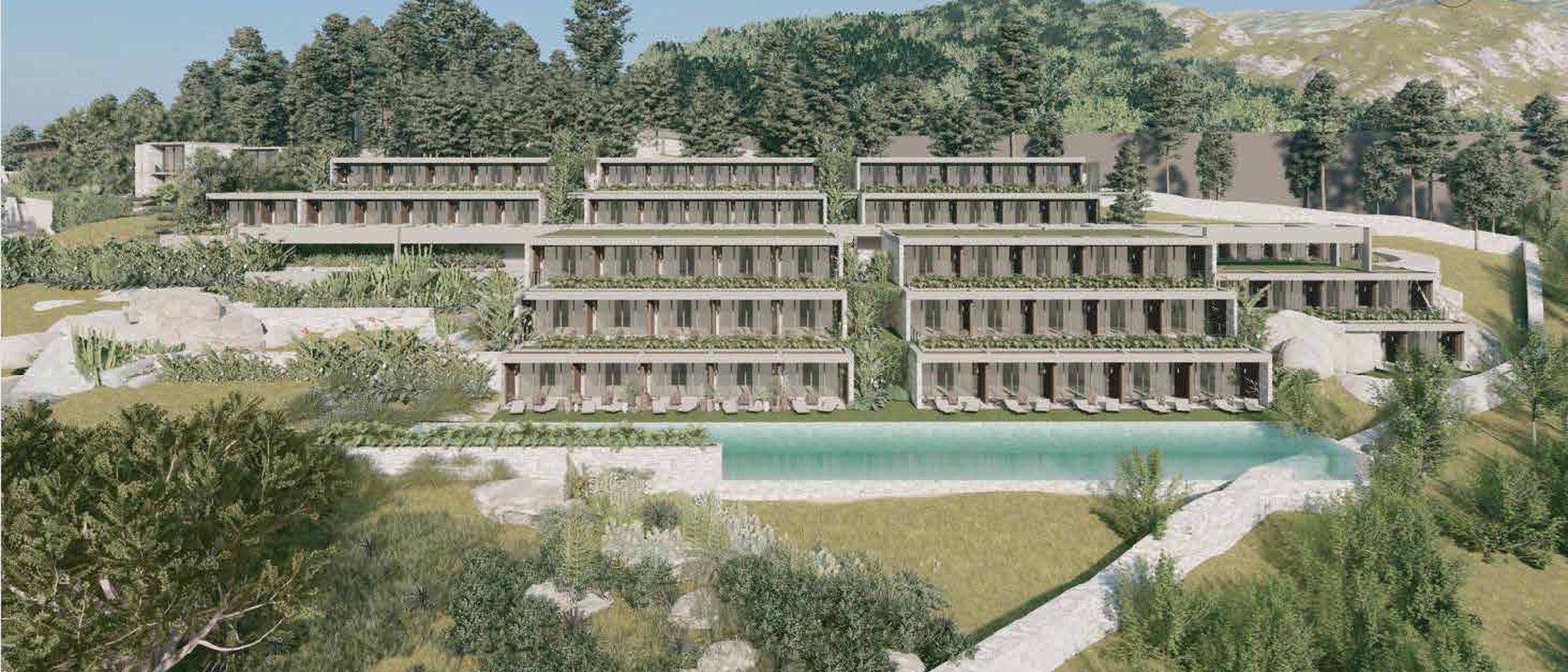 LIU Resort Bodrum: terraced hillside resort above the Mediterranean